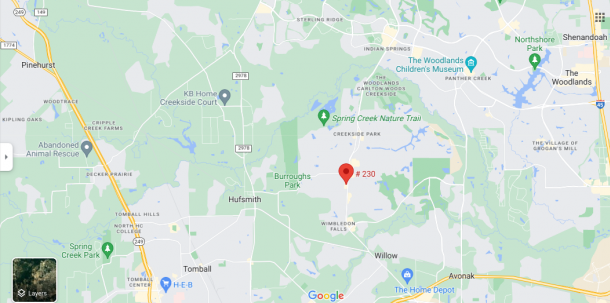 Tomball, TX map